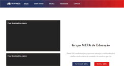 Desktop Screenshot of meta.edu.br