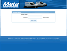 Tablet Screenshot of courier.meta.cl