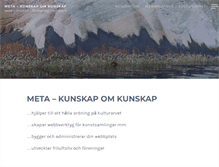 Tablet Screenshot of meta.se